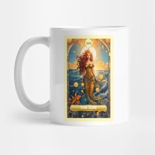 The Sun Card From the Light Mermaid Tarot Deck. Mug